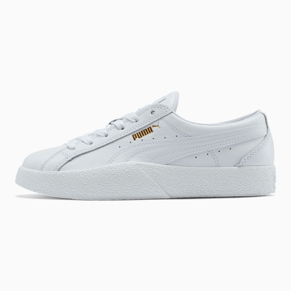 Puma Love Tumbled Bőr Női Sportcipő - Fehér ( Hungary - HWFER4731 )